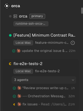 Worktree на локальном Mac