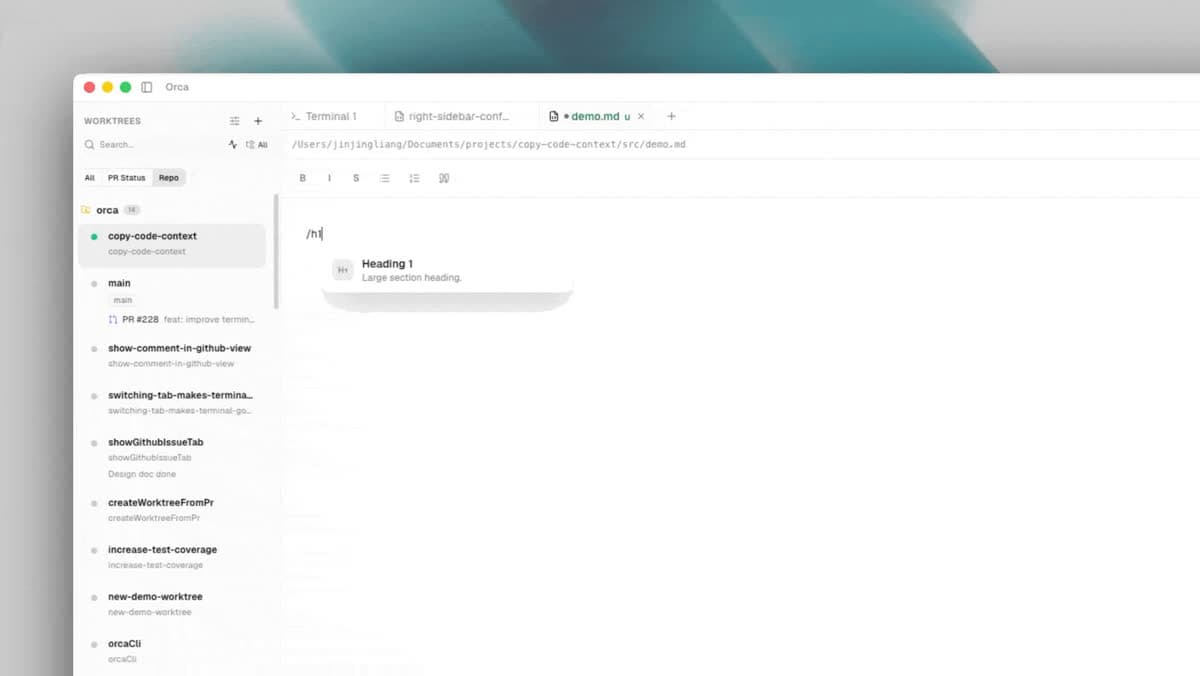 Визуальный редактор Markdown с меню команд, встроенным предпросмотром и автодополнением ссылок